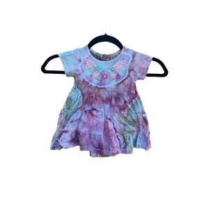 Tie Dye Baby Dress | Baby Dress | Geode Tie - Ice Dye